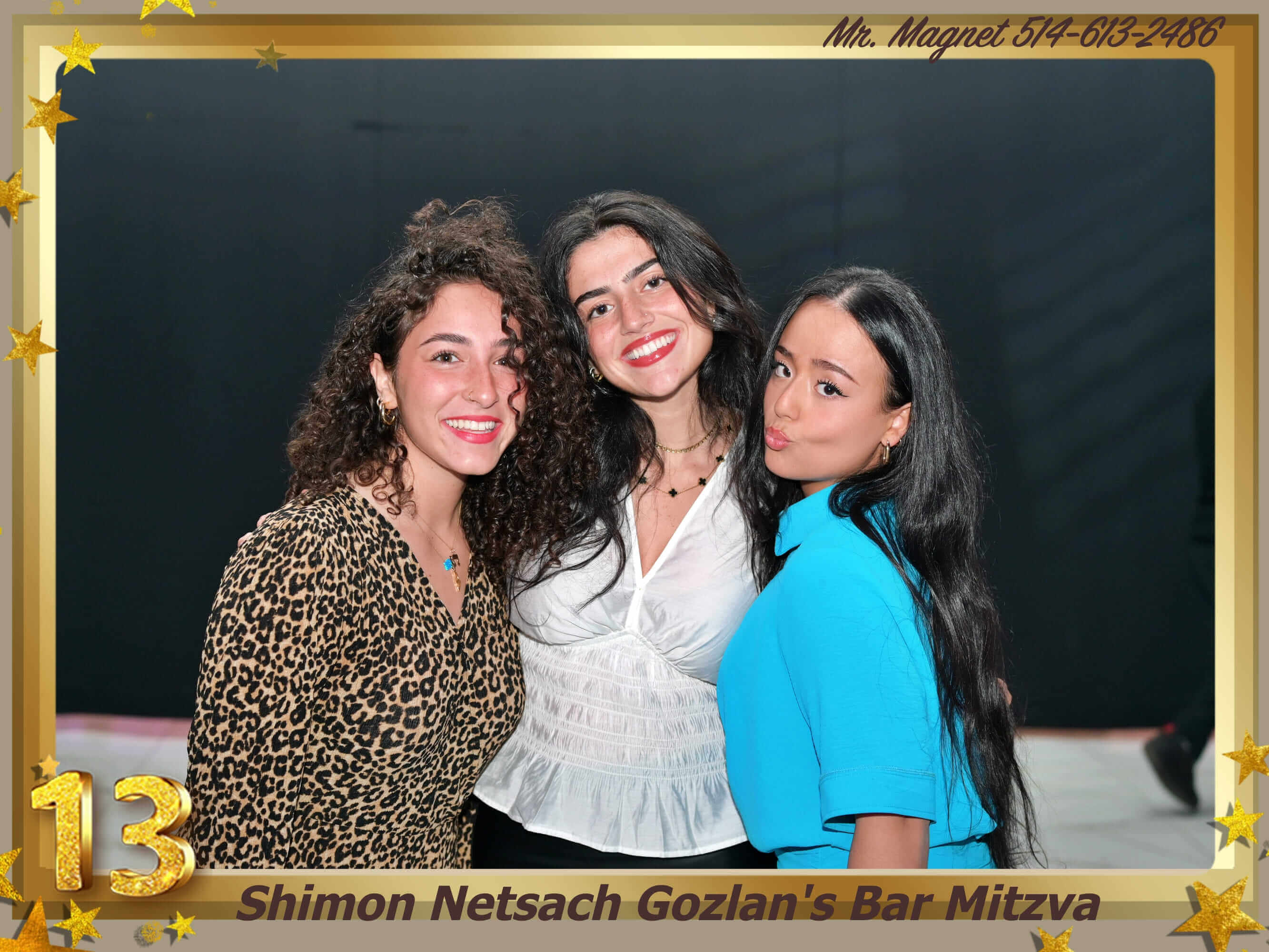 Bar Mitzvah photo magnet